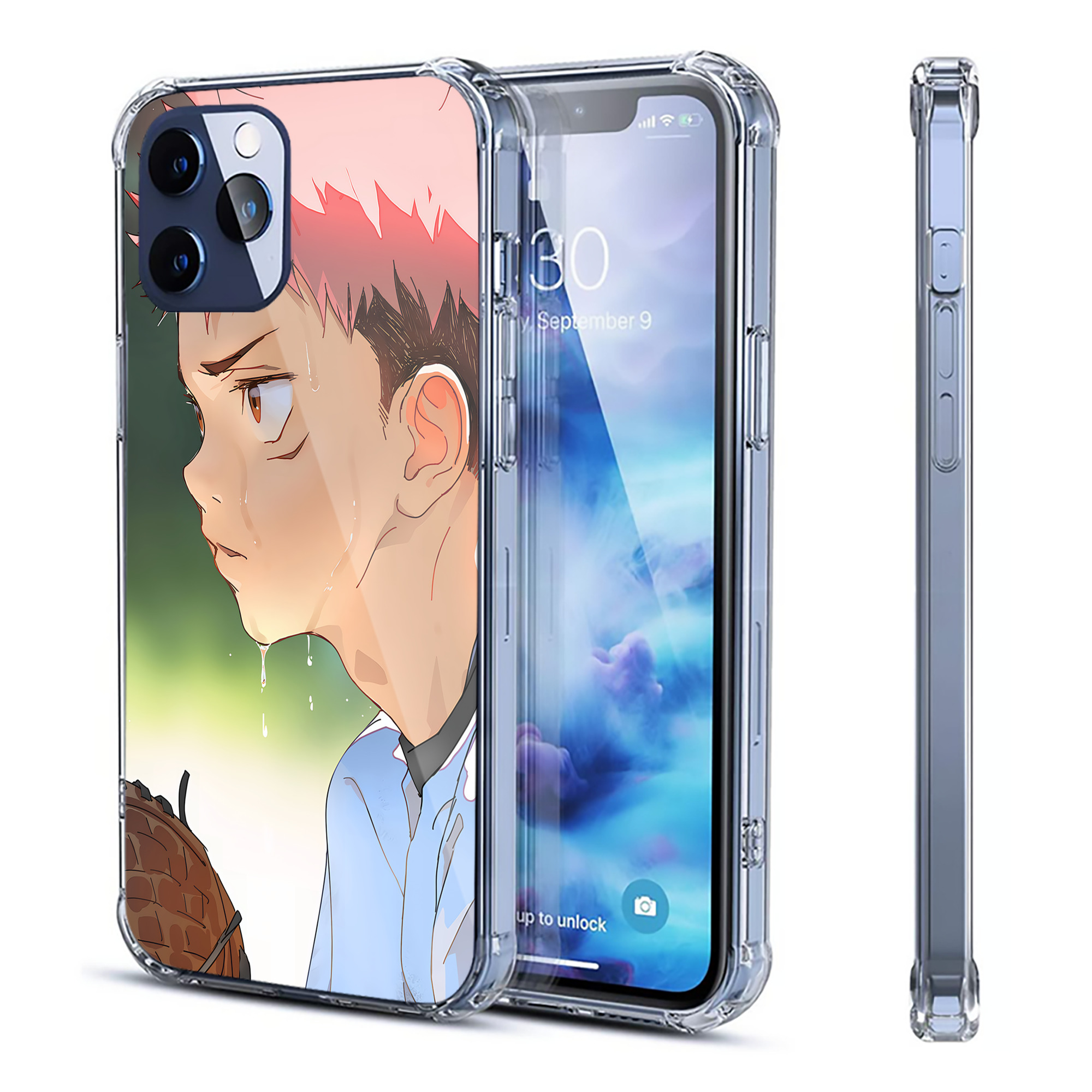 （画像用） 呪術廻戦 Jujutsu Kaisen 【iPhone 12シリーズ対応】透明スマホケース（クリアソフトケース）